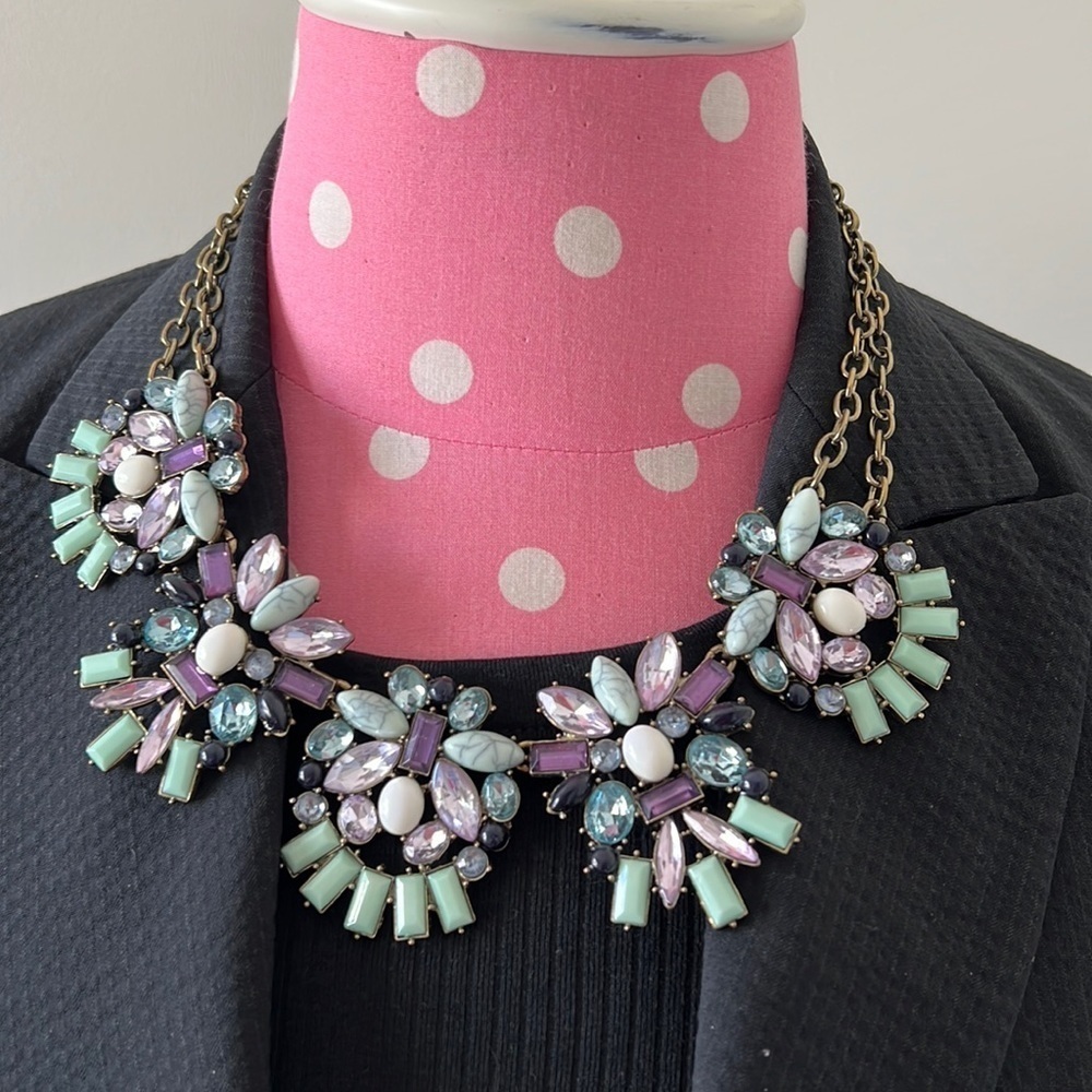 ⭐️SUGARFIX NECKLACE purple and green stones